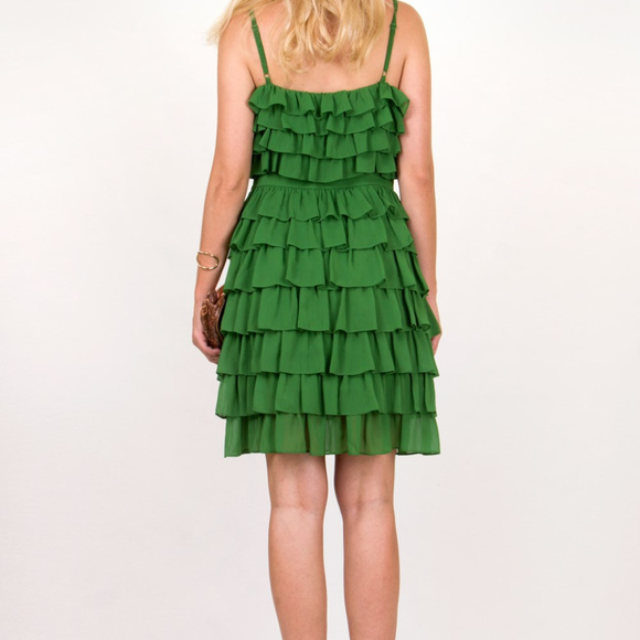 Juicy Couture Cascading Ruffle Dress - SIZE 0 - Picture 2 of 5